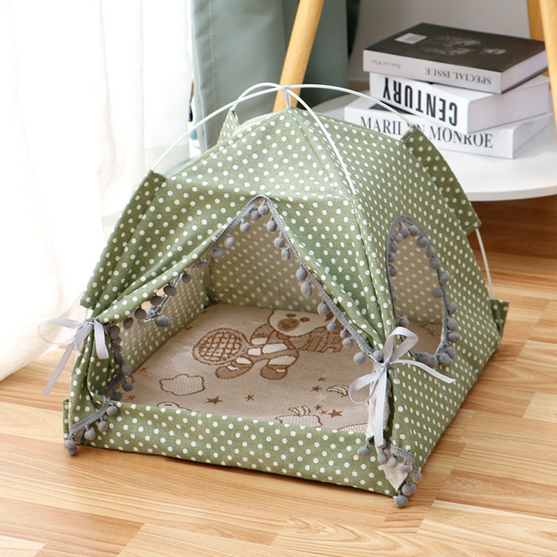 Cat Tent House – Cozy Enclosed Pet Bed for Cats & Small Pets