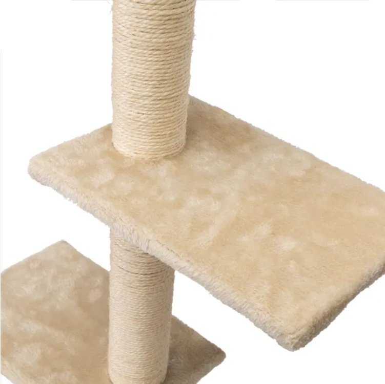 Wall-Mounted Cat Climber Set (5-Piece) – Floating Cat Shelves & Perches with Scratching Posts | Modern Cat Activity Tree - Image 5