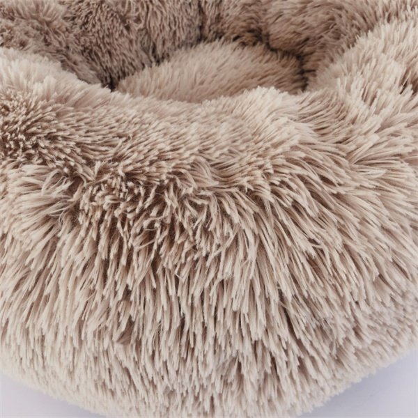 ️ Round Long Hairy Cat Mattress – Soft Plush Autumn/Winter Nest Pad for Cats & Dogs - Image 7