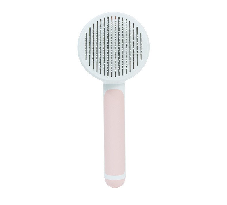 Self-Cleaning Pet Grooming Comb with Round Handle - Image 9