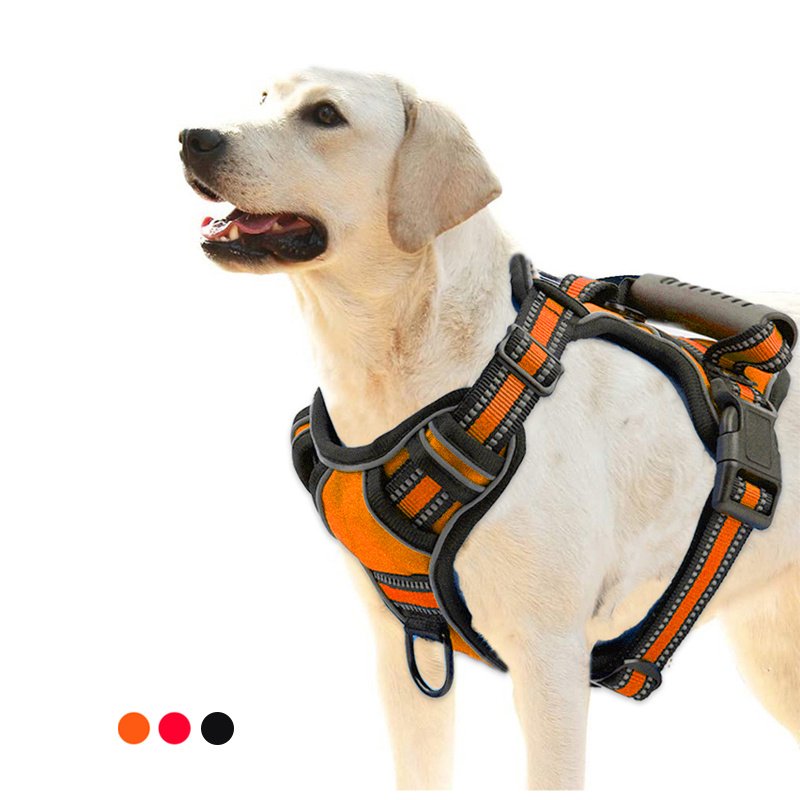 No-Pull Dog Harness – Reflective, Breathable & Adjustable Fit