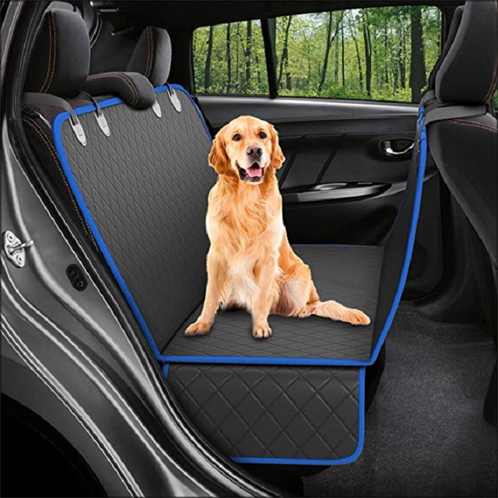 Dog Car Seat Cover – Waterproof Pet Hammock with Mesh View